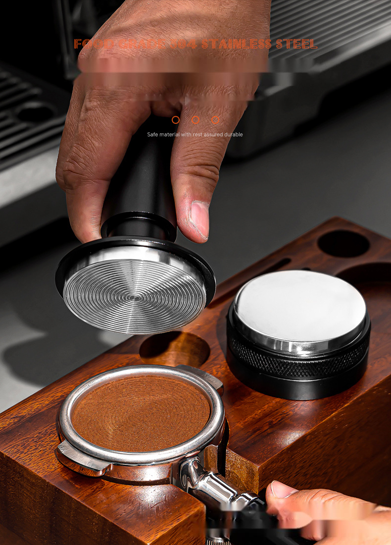 Wooden Constant Pressure Coffee Tamper Stirrers Needle Distributor Espresso WDT Tools