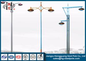 Quality Galvanized Powder Coated Outdoor Street Lamp Post 10- 15m for Parking Lot wholesale
