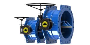 Quality Arch Or Flat Shape Double Eccentric Butterfly Valve With Ribs wholesale