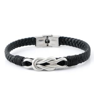Quality Explosive leather magnetic buckle men's bracelet retro trend simple bracelet accessory wholesale