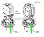 Temperature -40C- 60C Closure Box IP68 48 Core Fiber Optic Splice Outdoor Dome