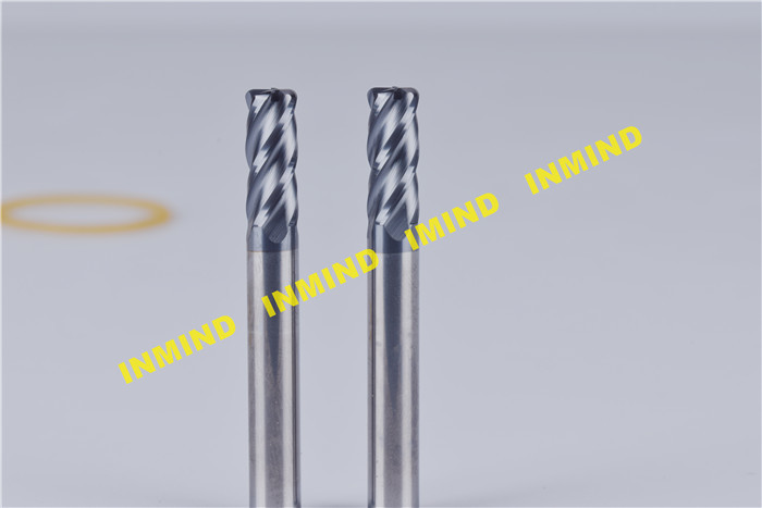 Solid Carbide Tools Corner Radius End Mill For CNC Machine / Milling Machine