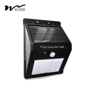 Quality 300lm PIR Solar Powered Motion Lights 6500k Pir Exterior Wall Lights wholesale