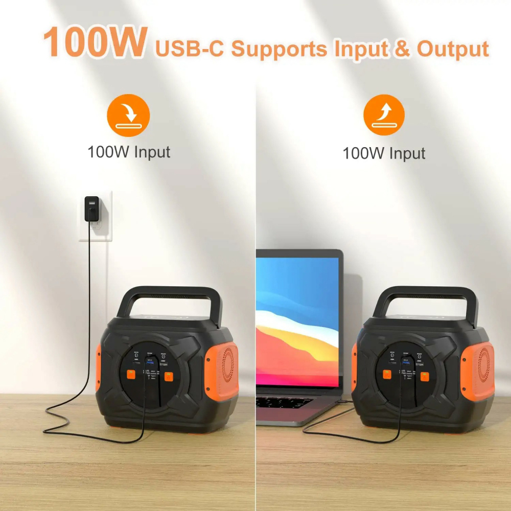 EU Warehouse 80000mAh Camping Portable Power Supply 300 Watt Portable Power Station