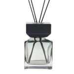 Square glass bottle aromatherapy aroma reed diffuser bottle