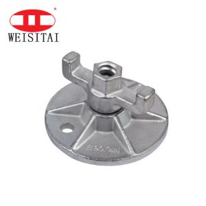 China 15/17mm Tie Rod Wing Nut Custom Concrete Walls Electro Galvanized on sale