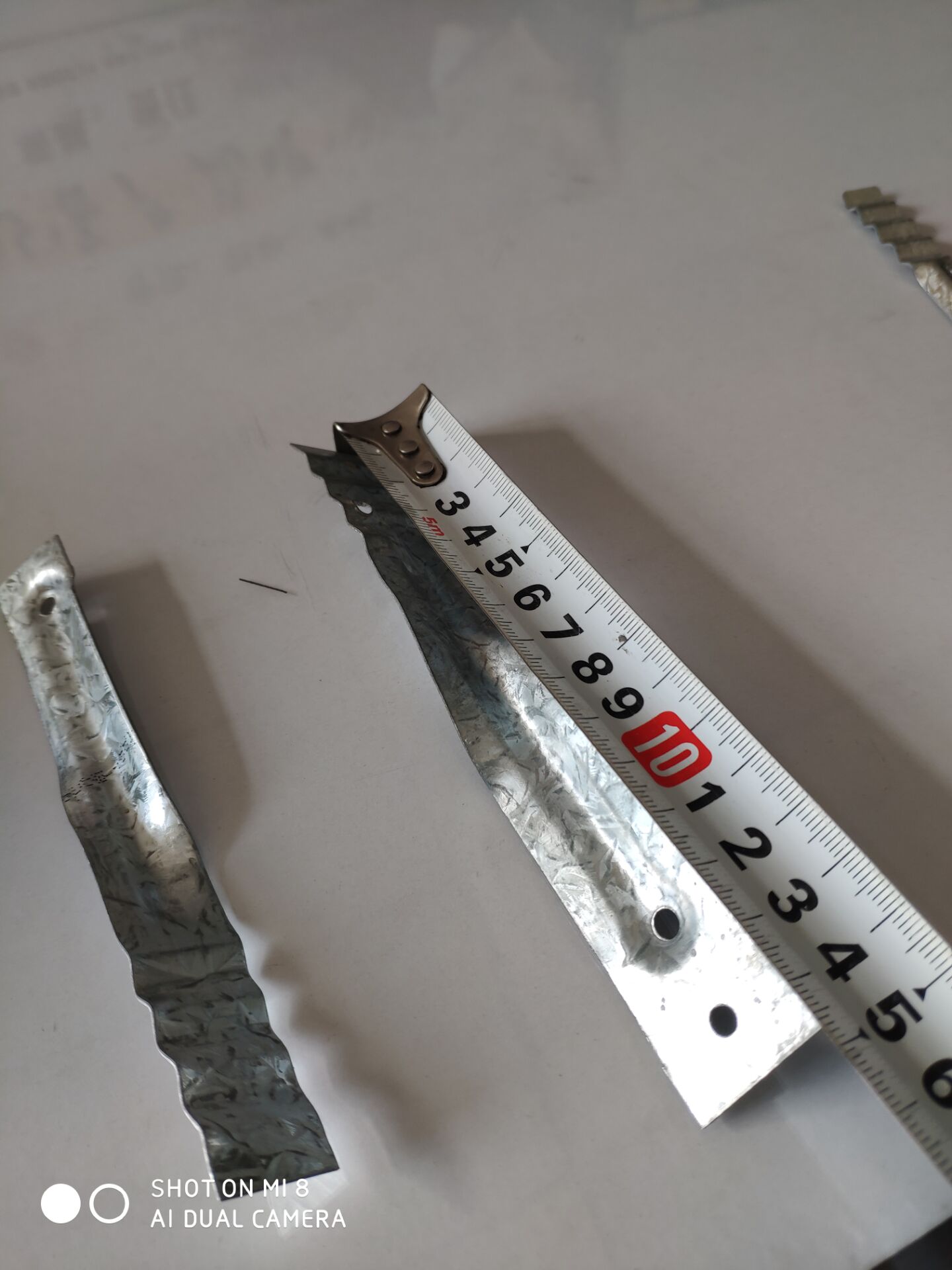 Wall Brick Tie in Galvanized Steel Material for Cutting Process in Structural Design