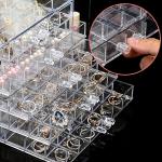 Clear Jewelry Organizer, Durable Jewelry Box With 5 Drawers, Jewelry Organizer