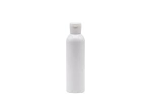 Quality 180ml Plastic Bottle White Cosmetic Shampoo Bottle With 24mm Disc Top Cap wholesale