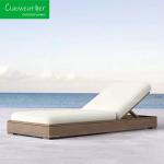 Modern Outdoor Furniture Beach Wood Sun Lounger Perfect for Hotel Patio Pool