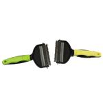 Double Sided Pet Comb Brush Deshedding Tools For Dogs Dense Treatments Open Knot