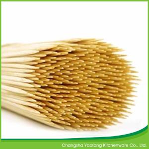 Quality 30cm Disposable Mao Bamboo BBQ Skewers Stick Biodegradable wholesale