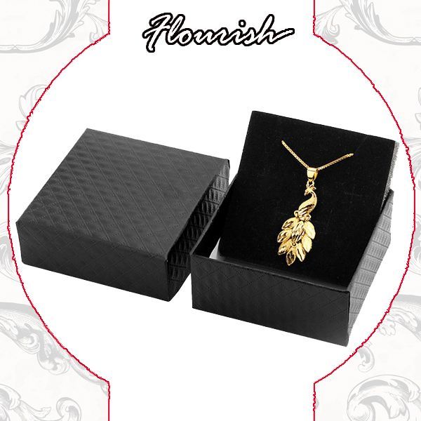 Wholesale Custom Classic Gold Stamping Paper Gift Jewelry Packaging Boxes