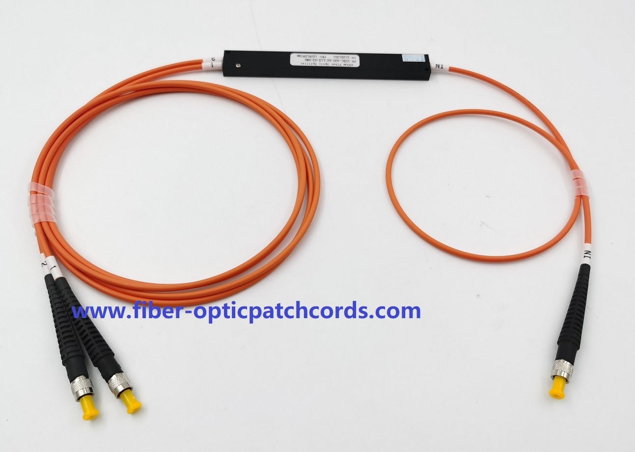 High Power 400um Quartz Fiber Optic Splitter For Food Safety Testing