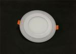 Slim Recessed Led Circular Panel Lights Pink Edge Lit Residential Pure White