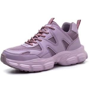 Quality Unisex Safety Shoes For Women Steel Toe Shoes Pink Yellow Purple wholesale
