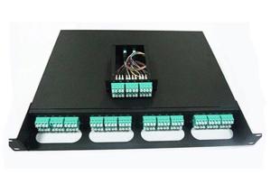 Quality 96 Cores Fiber Optic Patch Panel Cold Rolled Steel Material Single / Multi Mode wholesale