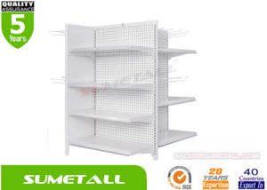 Quality Four Sided Convenience Store Racks / Steel Product Display Shelves Strong Style wholesale