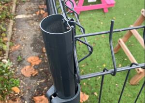 China H1030mm PVC Coated Dovetail Post Mesh Garden Fence on sale