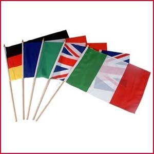 Quality National Advertising Promotional Hand Flag wholesale