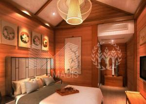 Quality Zinc Plating Surface Prefab Villa House Wooden Appearance Steel Structure wholesale