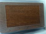 Weather Resistance 150mm~3000mm Width Wood Grain Aluminium Sheet Lightweight