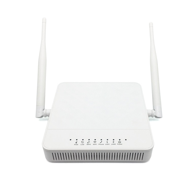 fiberhome AN5506-02FG GPON 1GE+1FE+1VOIP+2.4G WIFI ONU ONT Modem 1GE LAN English Interface With Box and Power Adapter