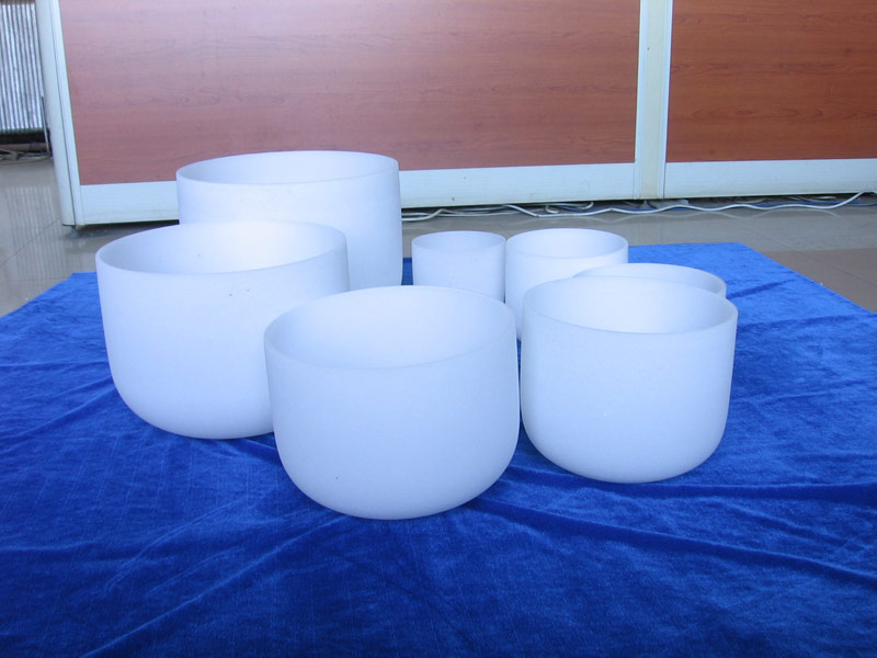 Frosted Quartz Singing Bowl