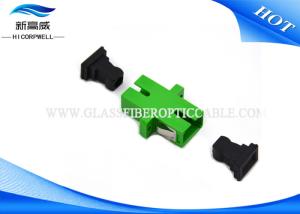 Quality SC APC Sinplex Fiber Optic Adapter , Flexible IEC 60794 Fiber Fast Connector wholesale