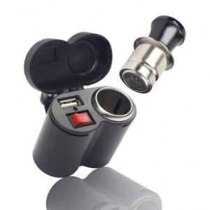 Quality Cigarette Lighter 12-24V Motorcycle USB Charger Waterproof OEM wholesale