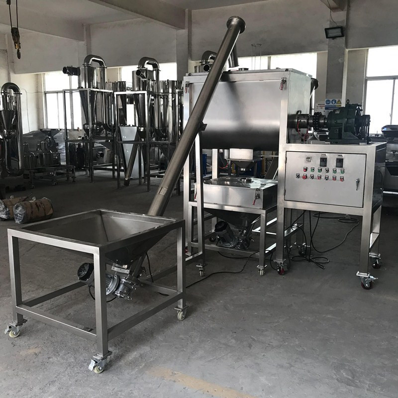 11KW Stainless Steel Double Ribbon Blender 1000L Horizontal Mixer Machine
