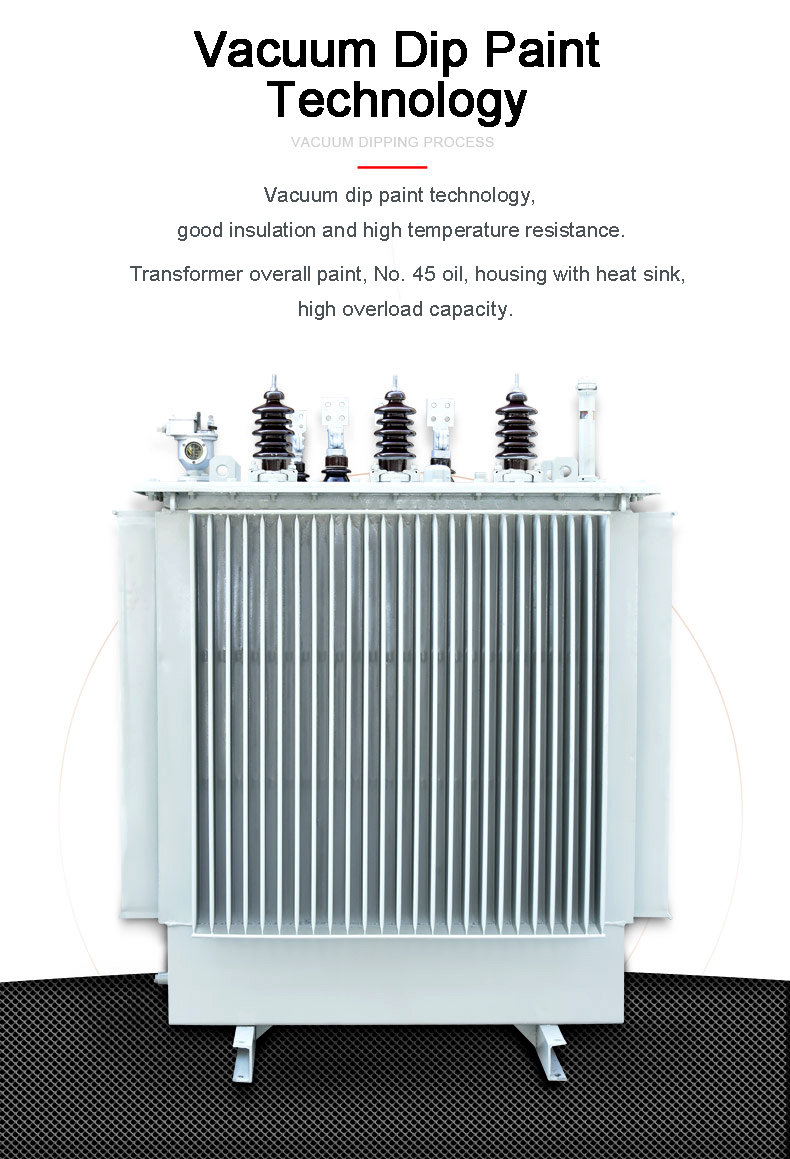 S11 Three Phase Oil Immersed Oil-Immersed Type Transformer Oil-Filled Electric Transformer