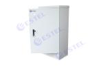Outdoor Optical Cable Cross Connection Cabinet Cold Rolled Steel Wall / Floor