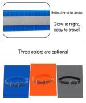 GPS Positioning Leather Pet Collar Leashes TPU Personalized