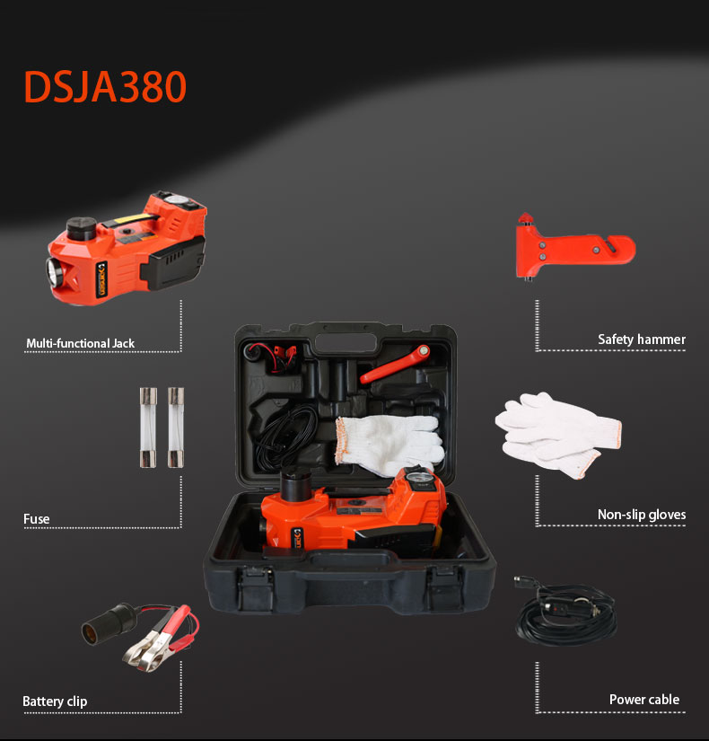 3 Ton 12 Volt Mini Electric Inflatable Car Hydraulic Jack 5T NZS 2693 Approved