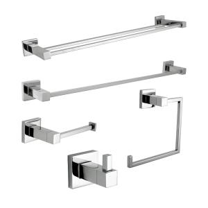 Quality Polished SS304 Wall Mounted Towel Shelf Contemporary Bathroom Fittings wholesale