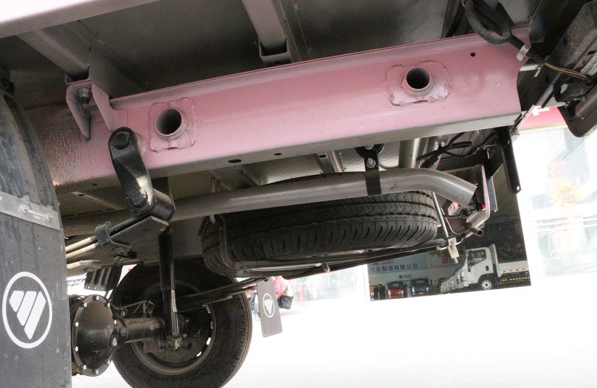 Cargo Box Truck Foton Mini Lorry Truck Pink Color Manual Transmission Gasoline Engine Euro 6
