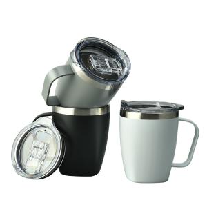 Quality Double Wall Stainless Steel Vacuum Insulated Coffee Mugs With Logo 9OZ 12OZ 16OZ wholesale
