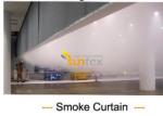 High Temperature Fireproof Silicone Coated Fiberglass Fabric Fire Curtain High