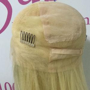Quality 613 Blonde Pre Bonded Hair Extensions Transparent Full Lace Wigs Straight For Women wholesale