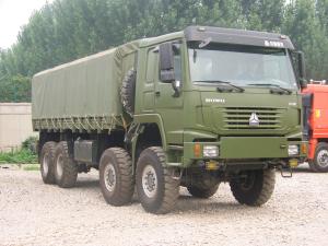Quality Military 8 x 8 290 / 371 / 336 /420hp Heavy Cargo Trucks With EURO III Emission Standard for heavy commercial vehicles wholesale