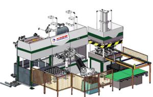 Quality Stable Operation Pulp Molding Machine Paper Molding Machine 260kw Power wholesale