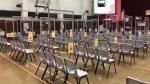 Clear room divider healthy safeguard adjustable screen sneeze shield Restaurant