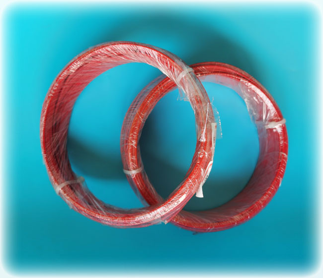 OD1.6mm PVC Insulated Resistance Wire NiCr80 NiCr20 Red Heating Cable