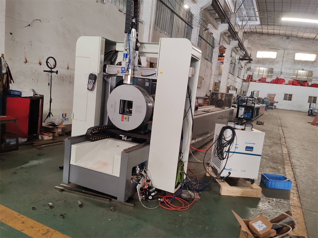Laser Cutting Machine For U-Shaped Steel Or Metal Pipes Made In Foshan China