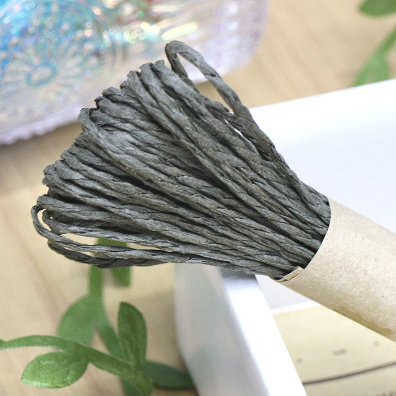 2 Strands Twisted Paper Cord 100m Eco Friendly Paper Cording