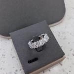 Wedding Bridal S925 CZ Sterling Silver Cubic Zirconia Rings Women Jewelry