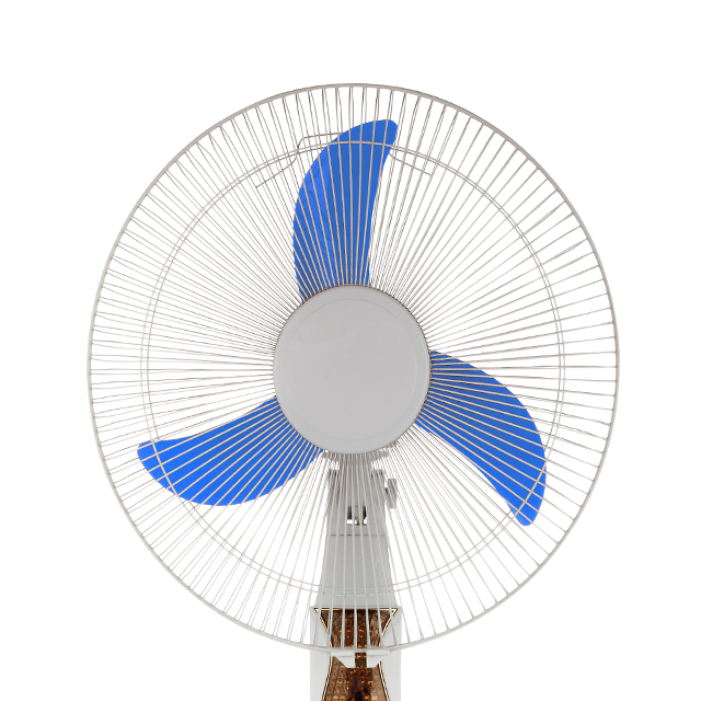 Solar Rechargeable Emergency DC Fans 12V 16 Inch With Timer