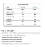 320kg/h Stainless Steel Meat Grinder 2200W For Commercial Hotel Equipment -