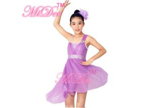 Quality Elegant Modern Lyrical Lilac Dance Costumes Wedding Bridesmaid Dresses wholesale